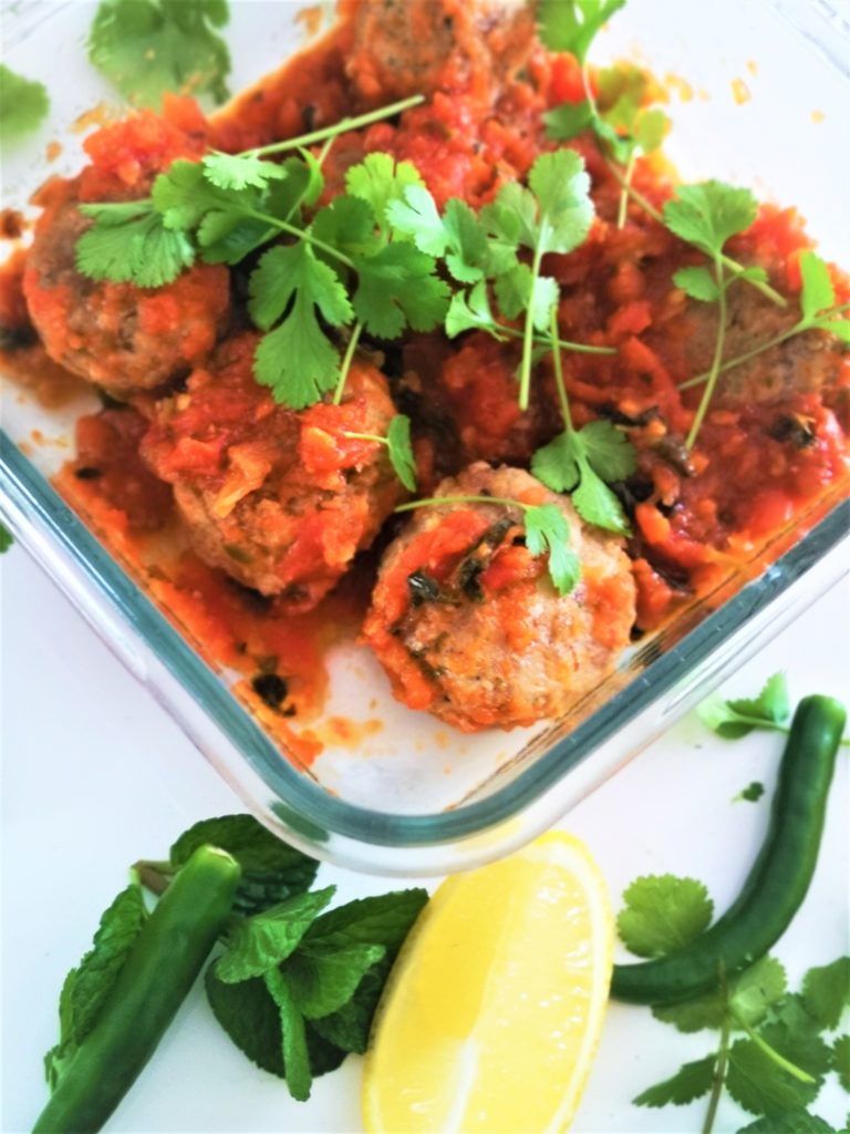 Kebabs in Chutney