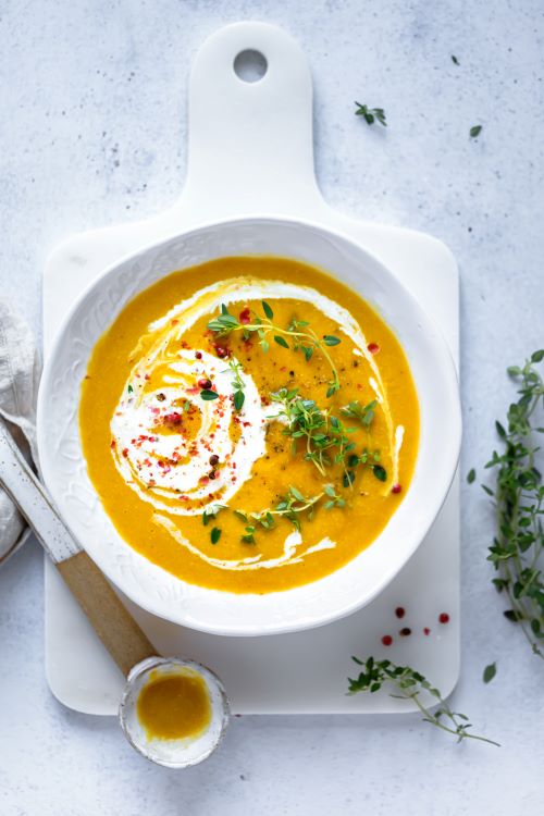 Orange Infused Butternut Soup